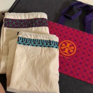 2 pcs Tory Burch  dust bag  w/free paperbag
